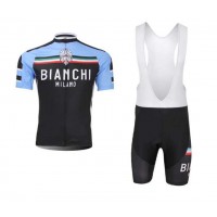 Bianchi 2014 Fietskleding Set Outle Wielershirts Korte Mouw+Fietsbroek Korte Bib Blauw Zwart Bianchi 2014 Fietskleding Set Outle Wielershirts Korte Mouw+Fietsbroek Korte Bib Blauw Zwart