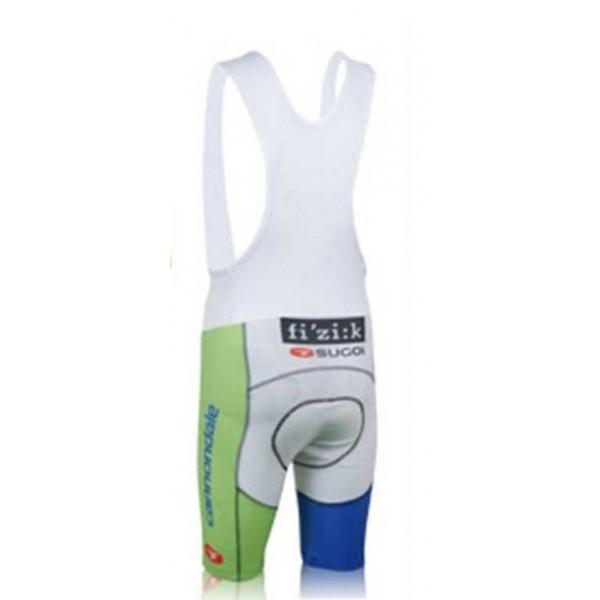 Cannondale Korte Koersbroek Wit Groen Blauw 2013
