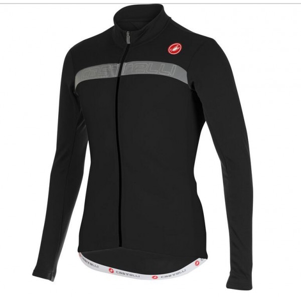 2016 Castelli Criterium Wielershirt Lange Mouwen Zwart