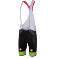 2016 Castelli Free Aero Race Korte Fietsbroeken Bib Zwart Groen