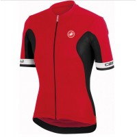 2016 Castelli Volata Wielershirt Korte Mouw Rood