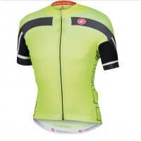 2016 Castelli Free Aero Race 4.0 Wielershirt Korte Mouw Groen