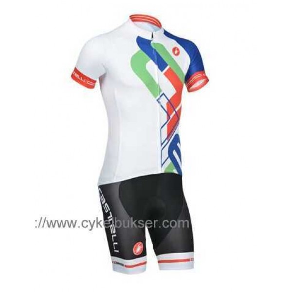 Castelli FramHerenti Wielerkleding Set Set Wielershirts Korte Mouw+Fietsbroek