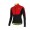 2016-2017 Castelli Wielershirt Lange Mouw Zwart Rood
