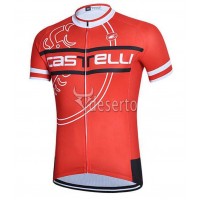 2015 Castelli Wielershirt Met Korte Mouwen Rood 2015 Castelli Wielershirt Met Korte Mouwen Rood