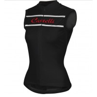 2016 Castelli Vrouwen Promessa Wielershirts Mouwloos Zwart 2016 Castelli Vrouwen Promessa Wielershirts Mouwloos Zwart