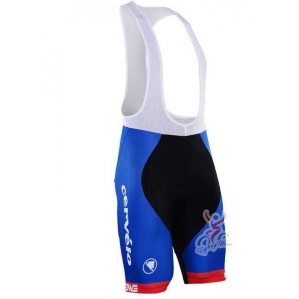 16/17 Cervelo Endura Bigla Wielershirt Korte Fietsbroeken Bib Blauw