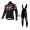 2015 De Rosa Wielerkleding Set Wielershirt Lange Mouwen+Lange Fietsbroeken Bib