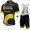 2016 DIRECT ENERGIE Fietskleding Set Fietsshirt Met Korte Mouwen+Korte Koersbroek