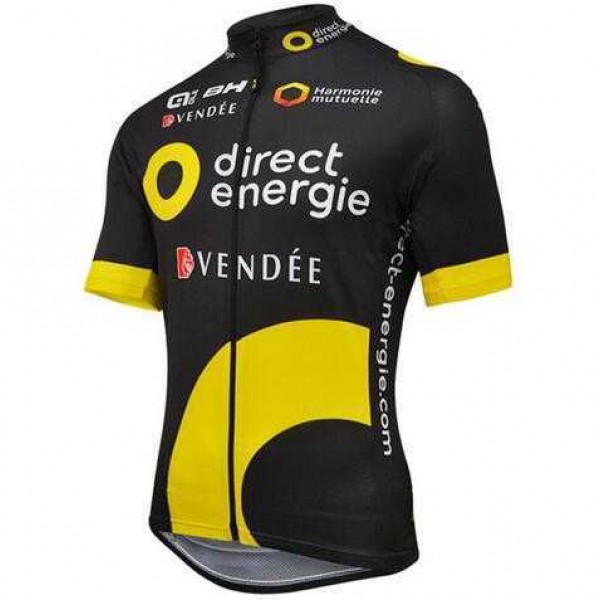 2016 DIRECT ENERGIE Wielershirt Korte Mouw