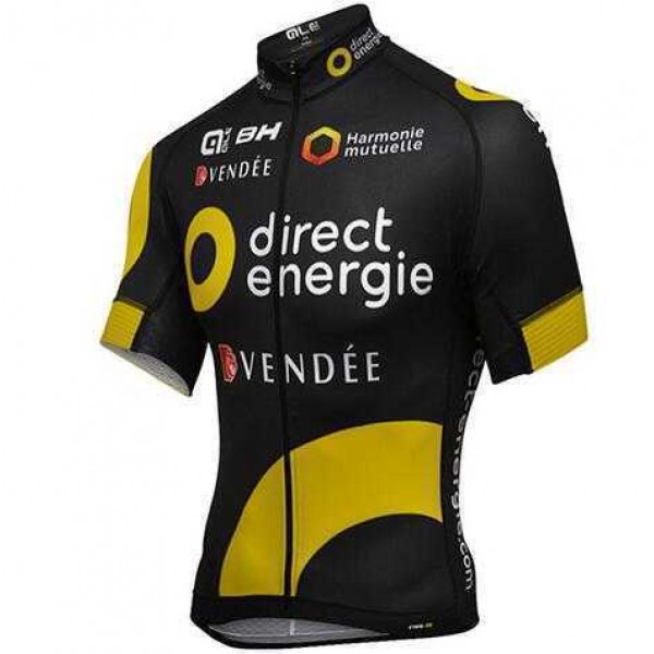 2016 DIRECT ENERGIE PRR Wielershirt Korte Mouw