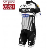 2016 Etixx Quick Step Fietskleding Set Fietsshirt Met Korte Mouwen+Korte Koersbroek Wit 2016 Etixx Quick Step Fietskleding Set Fietsshirt Met Korte Mouwen+Korte Koersbroek Wit
