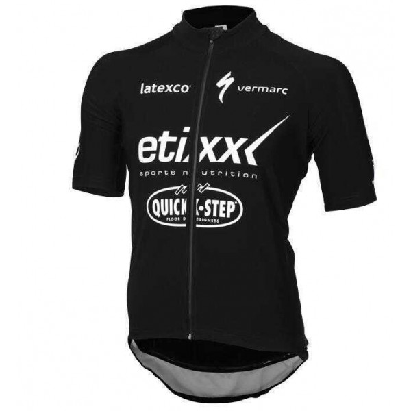 2016 Etixx-Quick Step Wielerkleding Wielershirt Korte Zwart Wit