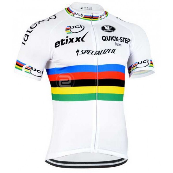 2015 Specialized Quick Step Wielershirt Met Korte Mouwen