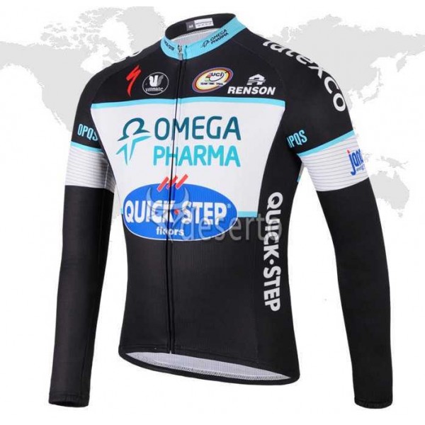 2014 Omega Pharma Quick Step Wielershirt Lange Mouwen
