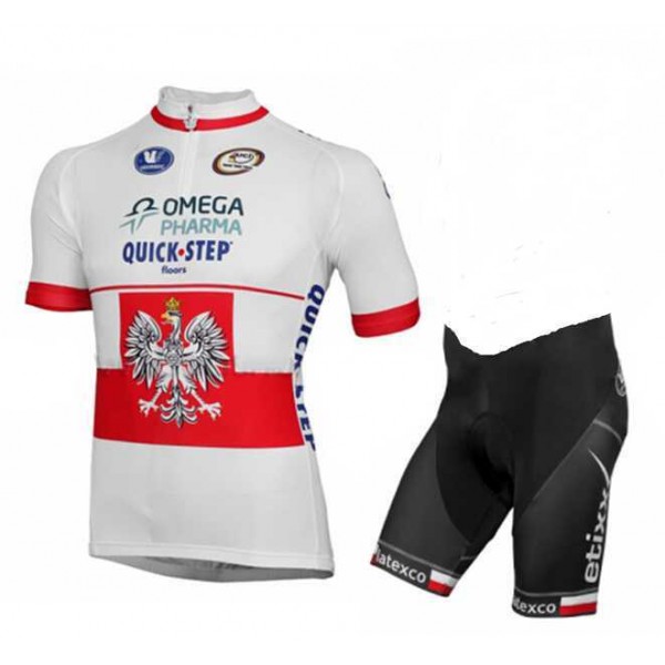 2015 Omega Pharma Quick Step Fietskleding Korte Mouw+Fiets Broek