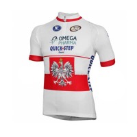 2015 Omega Pharma Quick Step Wielershirt Met Korte Mouwen 2015 Omega Pharma Quick Step Wielershirt Met Korte Mouwen