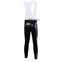 Omega Pharma Quick Step Pro Team Lange Fietsbroeken Bib Blauw Wit Omega Pharma Quick Step Pro Team Lange Fietsbroeken Bib Blauw Wit