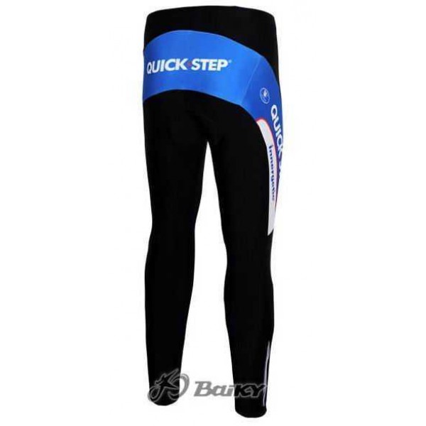 Omega Pharma-Quick Step Innergetic Lange Fietsbroeken Blauw Wit