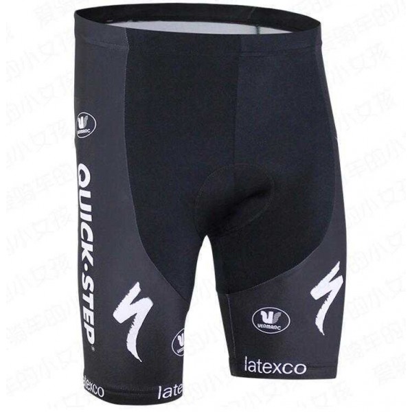 2016 Etixx-Quick Step Wielerkleding Fietsbroek Korte Zwart