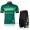 Europcar Pro Team Vendee Wielerkleding Set Wielershirts Korte+Korte Fietsbroeken Groen