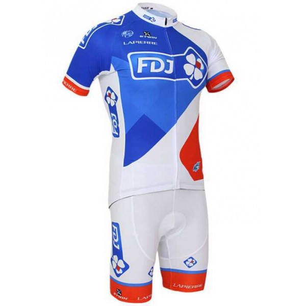 2015 FDJ Fiskleding Fisshirt Korte+Korte Fisbroeken