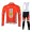Ferrari Teams Castelli Cipollini Fietskleding Wielershirt Lange Mouw+Lange Fietsbroeken Bib