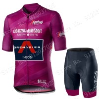 Purple Giro D'italia 2021 Ineos Grenaider Fietskleding Fietsshirt Korte Mouw+Korte Fietsbroeken ASPLKI Purple Giro D'italia 2021 Ineos Grenaider Fietskleding Fietsshirt Korte Mouw+Korte Fietsbroeken ASPLKI