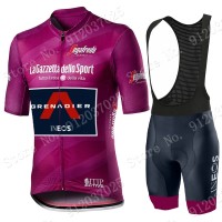 Purple Giro D'italia 2021 Ineos Grenaider Fietskleding Set Wielershirts Korte Mouw+Korte Fietsbroeken Bib NRFp6s Purple Giro D'italia 2021 Ineos Grenaider Fietskleding Set Wielershirts Korte Mouw+Korte Fietsbroeken Bib NRFp6s