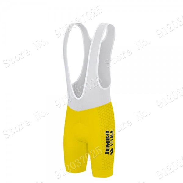 Green Jumbo Visma Tour De France 2021 Korte Fietsbroeken Bib EtIb0F