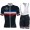 Deceuninck Quick Step 2021 Team Fietskleding Set Wielershirts Korte Mouw+Korte Fietsbroeken Bib FhouO4