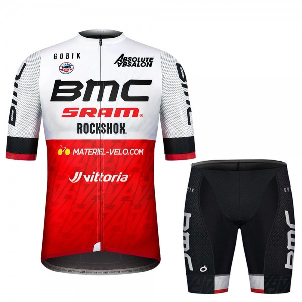 Absolute Absalon Bmc 2021 Team Fietskleding Set Wielershirts Korte Mouw+Korte Fietsbroeken Bib TU9W5D