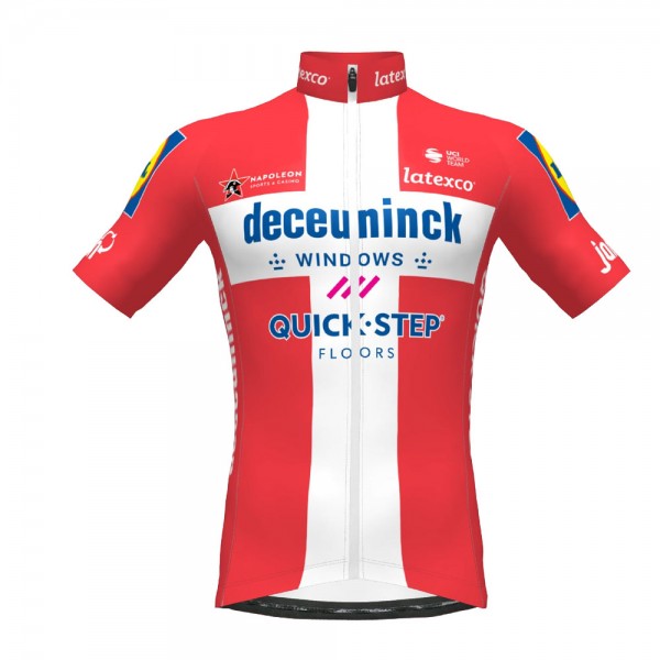 CHAMPION DANMARK Pro Team 2021 Fietsshirt Korte Mouw RmVnnU