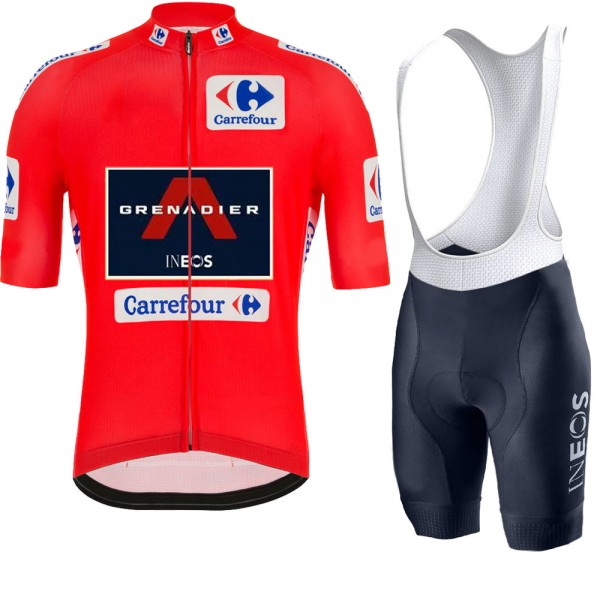 INEOS Grenadier Spanish Pro 2021 Team Fietskleding Fietsshirt Korte Mouw+Korte Fietsbroeken YK4KeR