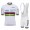 White Champion Quick Step Pro Team 2021 Fietskleding Set Wielershirts Korte Mouw+Korte Fietsbroeken Bib BtxwNG