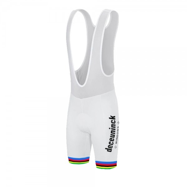 White Champion Quick Step Pro Team 2021 Korte Fietsbroeken Bib EK7PBr