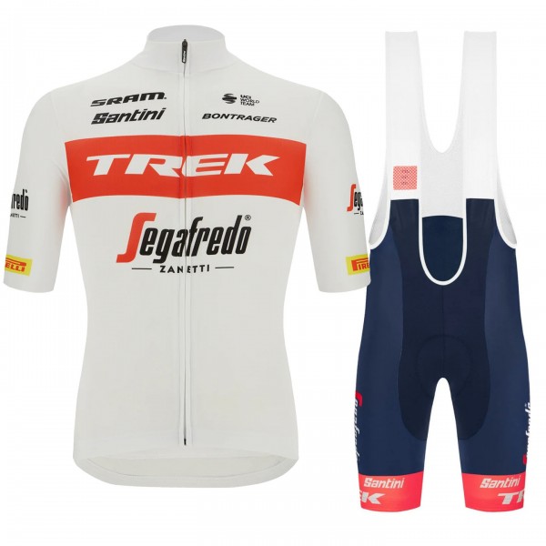 Fietskleding Profteams 2022 TREK SEGAFREDO Fietsshirt Korte Mouw+Korte Fietsbroeken Bib qPybE