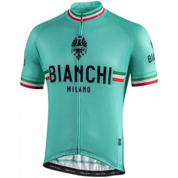 Wielerkleding Profteams 2020 BIANCHI MILANO Isalle Wielershirt Met Korte Mouwen Blauw