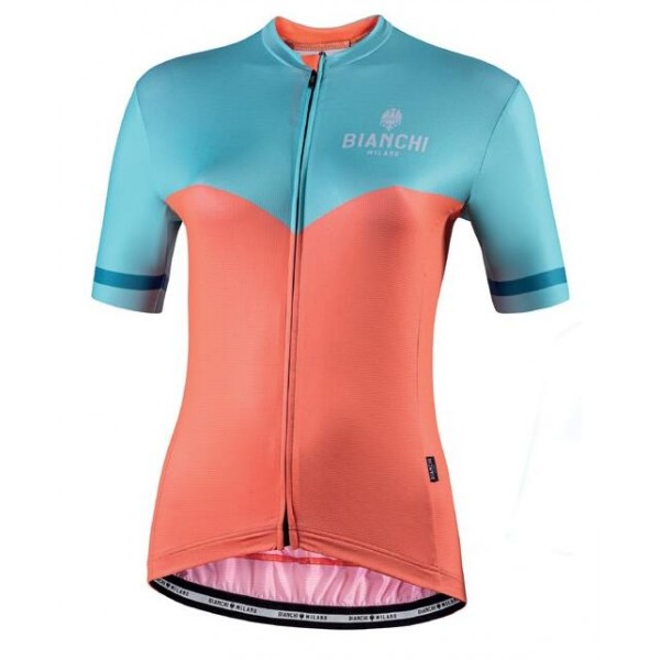 Wielerkleding Profteams 2020 Dames BIANCHI MILANO Flumendosa Wielershirt Met Korte Mouwen