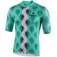 Wielerkleding Profteams 2020 BIANCHI MILANO Roncaccio Wielershirt Met Korte Mouwen Groen