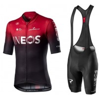 Wielerkleding Profteams 2020 TEAM INEOS Set Competizione Wielershirt Met Korte Mouwen+Competizione koersbroek korte