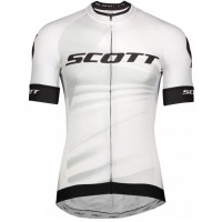 Wielerkleding Profteams 2020 SCOTT RC Pro Wielershirt Met Korte Mouwen Wit Wielerkleding Profteams 2020 SCOTT RC Pro Wielershirt Met Korte Mouwen Wit