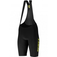 Wielerkleding Profteams 2020 SCOTT RC Premium KINETECH++++ Koersbroek Korte Zwart/Giallo