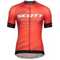 Wielerkleding Profteams 2020 SCOTT RC Pro Wielershirt Met Korte Mouwen Rood Wielerkleding Profteams 2020 SCOTT RC Pro Wielershirt Met Korte Mouwen Rood