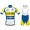 Wielerkleding Profteams 2020 Sport Vlaanderen-Baloise Vermarc Fietskleding Set Fietsshirt Met Korte Mouwen+Koersbroek Korte