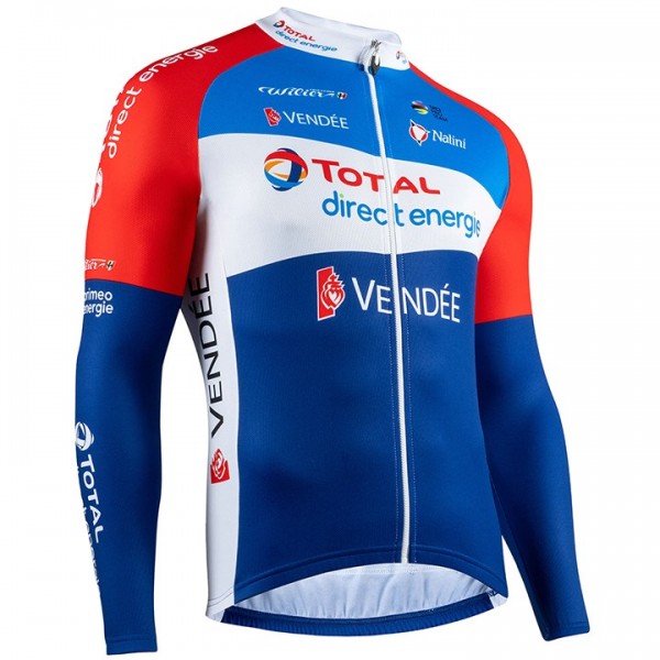 Wielerkleding Profteams 2020 Team Total Direct Energie Wielershirts Lange Mouw