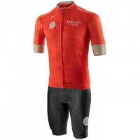 Wielerkleding Profteams 2020 UAE Tour Fietskleding Set Wielershirt Korte Mouwen+Fietsbroek Korte Geel Orange Wielerkleding Profteams 2020 UAE Tour Fietskleding Set Wielershirt Korte Mouwen+Fietsbroek Korte Geel Orange