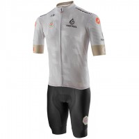 Wielerkleding Profteams 2020 UAE Tour Fietskleding Set Wielershirt Korte Mouwen+Fietsbroek Korte Geel Wit Wielerkleding Profteams 2020 UAE Tour Fietskleding Set Wielershirt Korte Mouwen+Fietsbroek Korte Geel Wit