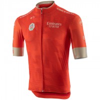 Wielerkleding Profteams 2020 UAE Tour Wielershirt Met Korte Mouwen Orange Wielerkleding Profteams 2020 UAE Tour Wielershirt Met Korte Mouwen Orange
