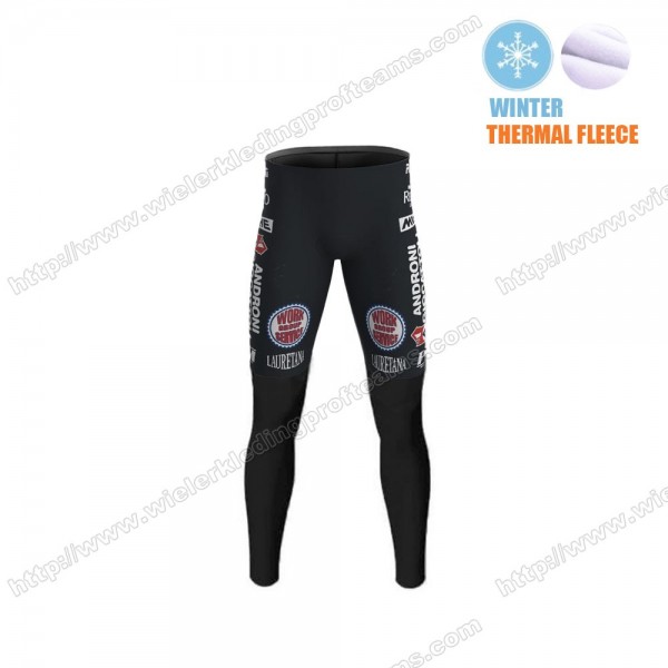 Winter Fleece ANDRONI GIOCATTOLI Team 2021 Lange Fietsbroeken Bib JVNRX